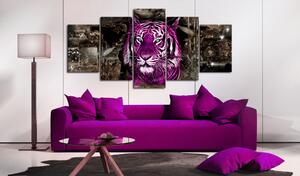 Obraz - Purpurový král 100x50