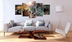 Obraz - Leopardí relaxace 100x50