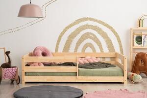 Dětská postel z borovicového dřeva v přírodní barvě 80x160 cm Mila CPD – Adeko