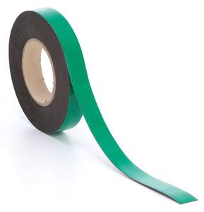 AJ Produkty Popisovatelná magnetická páska, 25 mm, délka 20 m, zelená