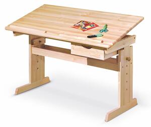 Psací stůl dřevo dětský Julia - Borovice