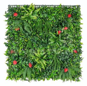 Umělý květinový panel 100cm x 100cm