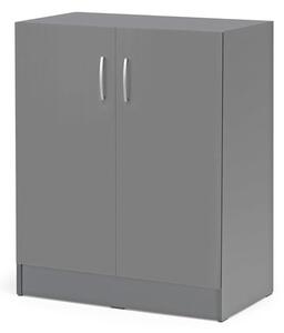 AJ Produkty Kancelářská skříň FLEXUS, 925x760x415 mm, šedá