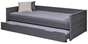 VÝSUVNÁ POSTEL, 90/200 cm, šedá MID.YOU, Online Only