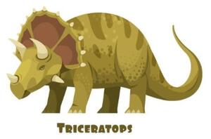 Triceratops PVC 20 x 14 cm