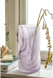 Fialová skleněná ručně vyrobená váza (výška 24,5 cm) Moore – Bloomingville