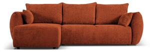Oranžová rohová pohovka (levý roh) Matera – Cosmopolitan Design