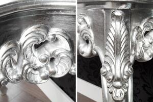 (2777) VENICE luxusní konzolový stolek stříbrný 85 cm