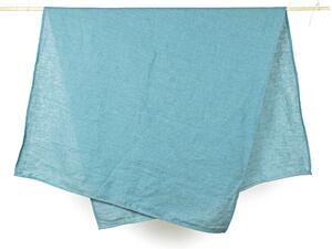 Snový svět Lněný ručník - petrolejový Rozměr: 75 x 145 cm