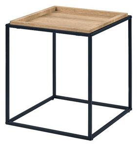 Přístavný stolek MIRADO dub/černá