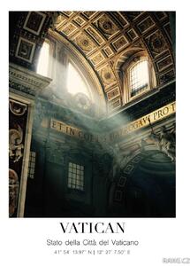 Slunce Vatikánu Samolepící 50 x 70 cm