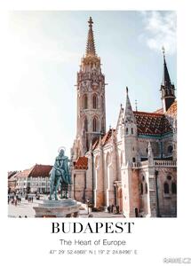 Budapešť v poledne Fotopapír 70 x 100 cm