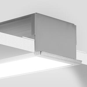 LED profil do sádrokartonu KLUŚ SEKOMA Délka: 1 m, Povrchová úprava: stříbrná anodizovaná