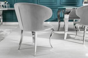 (2885) MODERNO TEMPO II. luxusní stylová židle šedá