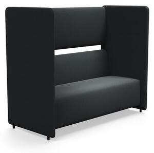AJ Produkty Akustická pohovka CLEAR SOUND, 3místná, potah Pod CS, antracitově šedá