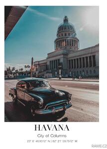 Havana de Cuba Samolepící 20 x 30 cm
