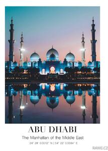 Noc v Abu Dhabi Fotopapír 70 x 100 cm