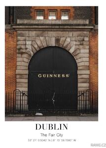 Dublin City Ireland Fotopapír 50 x 70 cm