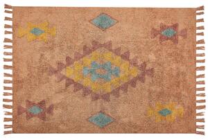Bavlněný koberec 160 x 230 cm oranžový IGDIR