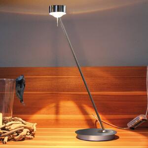 Stmívatelná stolní lampa PUK TABLE, chrom