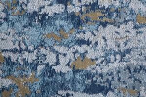 (2964) ABSTRAKT design koberec 240x160cm modrý
