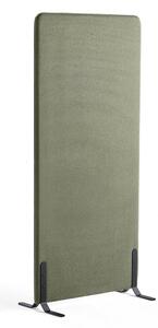 AJ Produkty Paraván ZONE, 1700x800x46 mm, potah Rivet, černé nohy, zelenomodrá