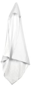Bílá mušelínová dětská osuška s kapucí 75x75 cm – Bébé Douceur