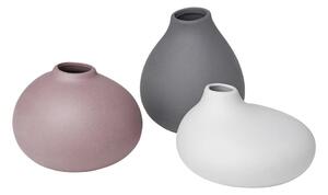 Porcelánové vázy v sadě 3 ks (výška 9 cm) Nona – Blomus