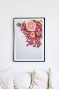 Ovoce v červené Samolepící 30 x 40 cm