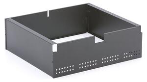 AJ Produkty Sokl k šatní skříňce, šířka 800 mm, černý