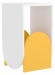 ASIR Odkládací stolek NUN bílá žlutá