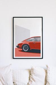 Porsche 911 Samolepící 70 x 100 cm