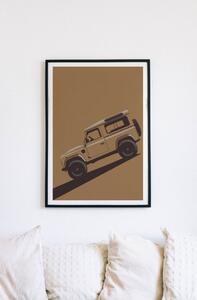 Jeep Defender Fotopapír 70 x 100 cm