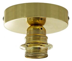 Lampa se stínidlem Fermaluce Metal E27 Barva: mosaz - vínové plátno, Žárovka: bez žárovky