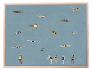 Fine Little Day Plakát Swimmers Rozměr: 50x40 cm