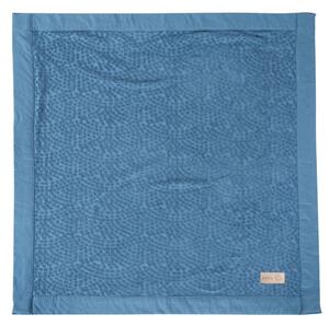 Modrá mušelínová dětská deka 80x80 cm Seashells – Roba