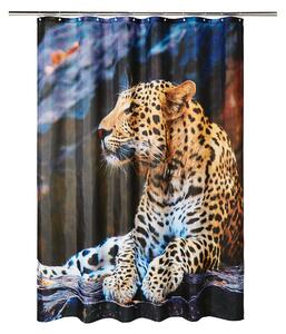 LIVARNO home Sprchový závěs, 180 x 200 cm (leopard) (100346855001)