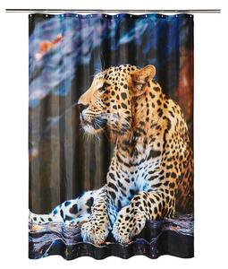 LIVARNO home Sprchový závěs, 180 x 200 cm (leopard) (100346855001)
