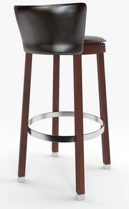 TONON - Barová židle SELLA čalouněná, vysoká