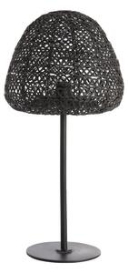 Matně černá stolní lampa (výška 56 cm) Finou – Light & Living