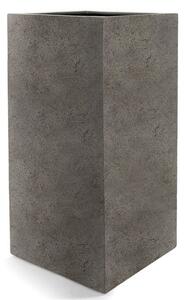 Grigio vyšší kostka, květináč Barva květináče: Natural Concrete, Rozměry: 30x30x80 cm