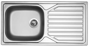 Nerezový dřez Sinks OKIO 1000 XXL V 0,6mm matný + Dřezová baterie Sinks RETRO 54 lesklá