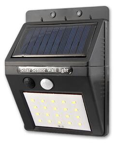 MASTER LED solární lampa 20SMD - 200 lm - senzor pohybu a soumraku - kabel - studená bílá