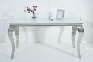 (3267) MODERNO TEMPO luxusní konzolový stolek bílý