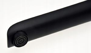 Invena Siros, stojánková dřezová baterie, černá matná, BZ-90-L04-A