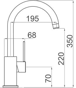 Set Sinks CLP-A 1000 M 0,5mm matný + baterie Sinks VITALIA chrom