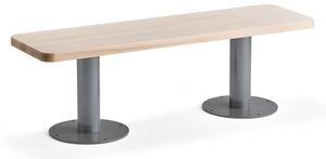 AJ Produkty Lavice UNITE, 1400x400 mm, bříza