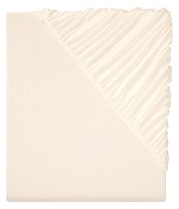 Livarno home Žerzejové napínací prostěradlo, 180-200 x 200 cm (béžová) (100388536002)