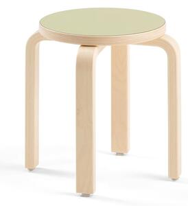 AJ Produkty Dětská stolička DANTE, výška 350 mm, bříza/zelená
