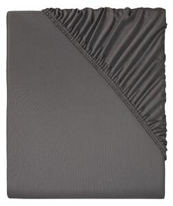 Livarno home Žerzejové napínací prostěradlo, 180-200 x 200 cm (šedá) (100387825004)
